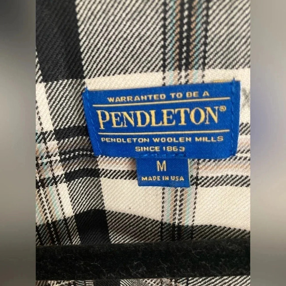 Pendleton Women’s 100% Virgin Wool Flannel Size Medium - Picture 6 of 8